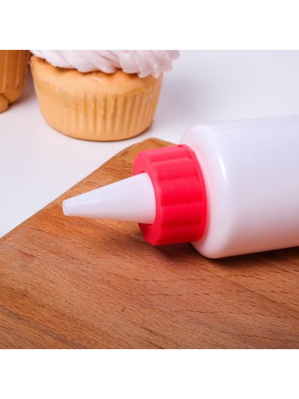 Кондитерский шприц «Создавай» 19.5 см х 6 см х 6 см, 200 мл, с насадками 6 шт