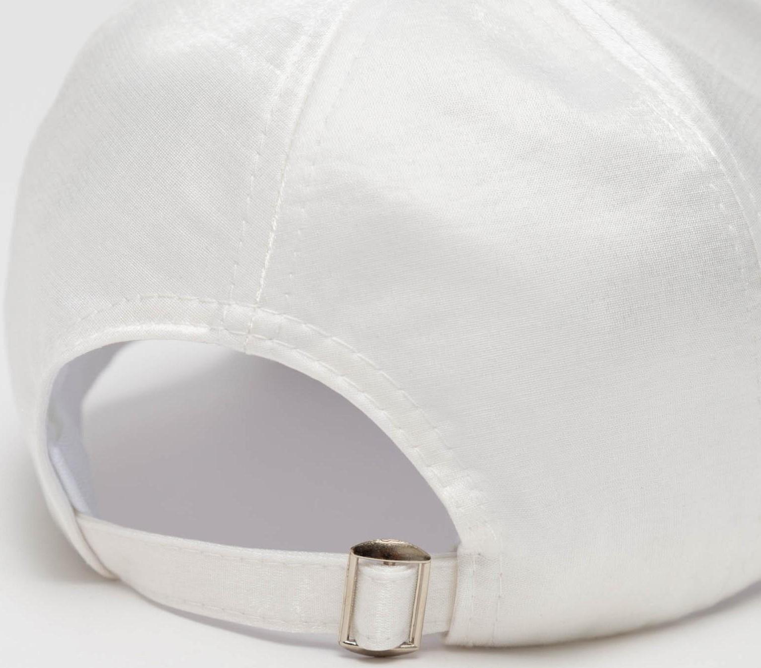 Кепка женская MINAKU с золотым контуром цвет белый, р-р 56-58