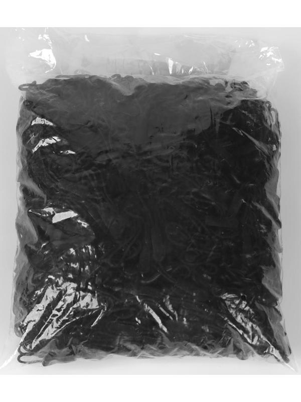 Пуллер для молнии, 2,5 см, 6 × 0,8 см, цвет чёрный