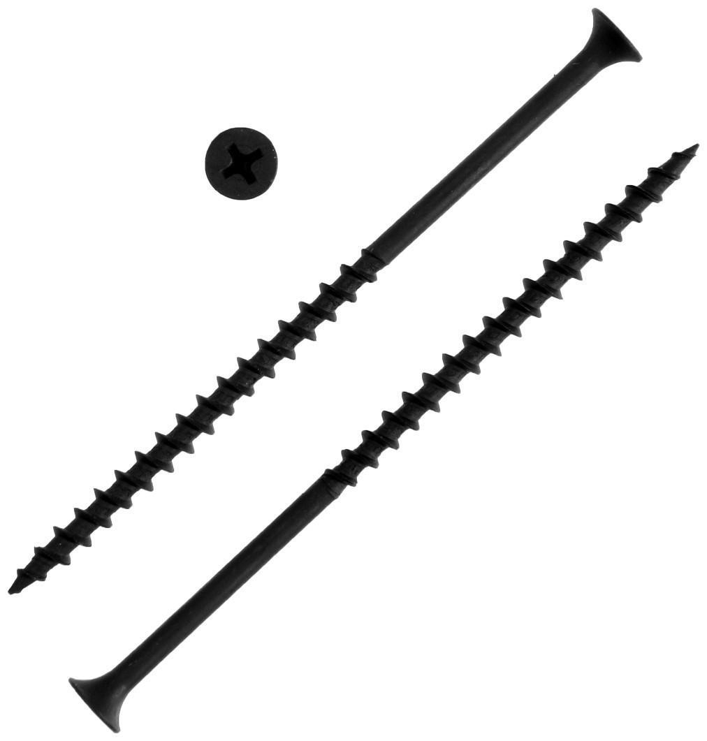 Саморезы гипсокартон-дерево ТУНДРА krep 4.8x100 мм, фосфатированные, 100 шт.