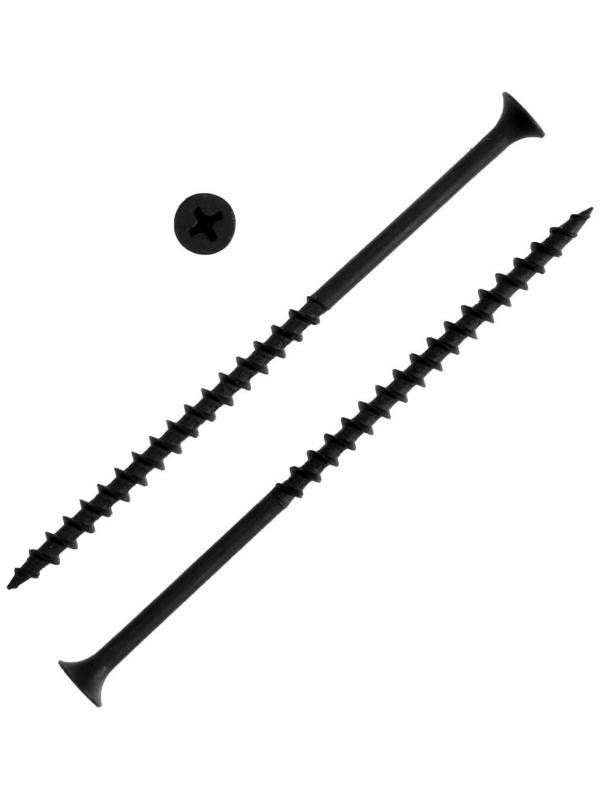 Саморезы гипсокартон-дерево ТУНДРА krep 4.8x100 мм, фосфатированные, 100 шт.