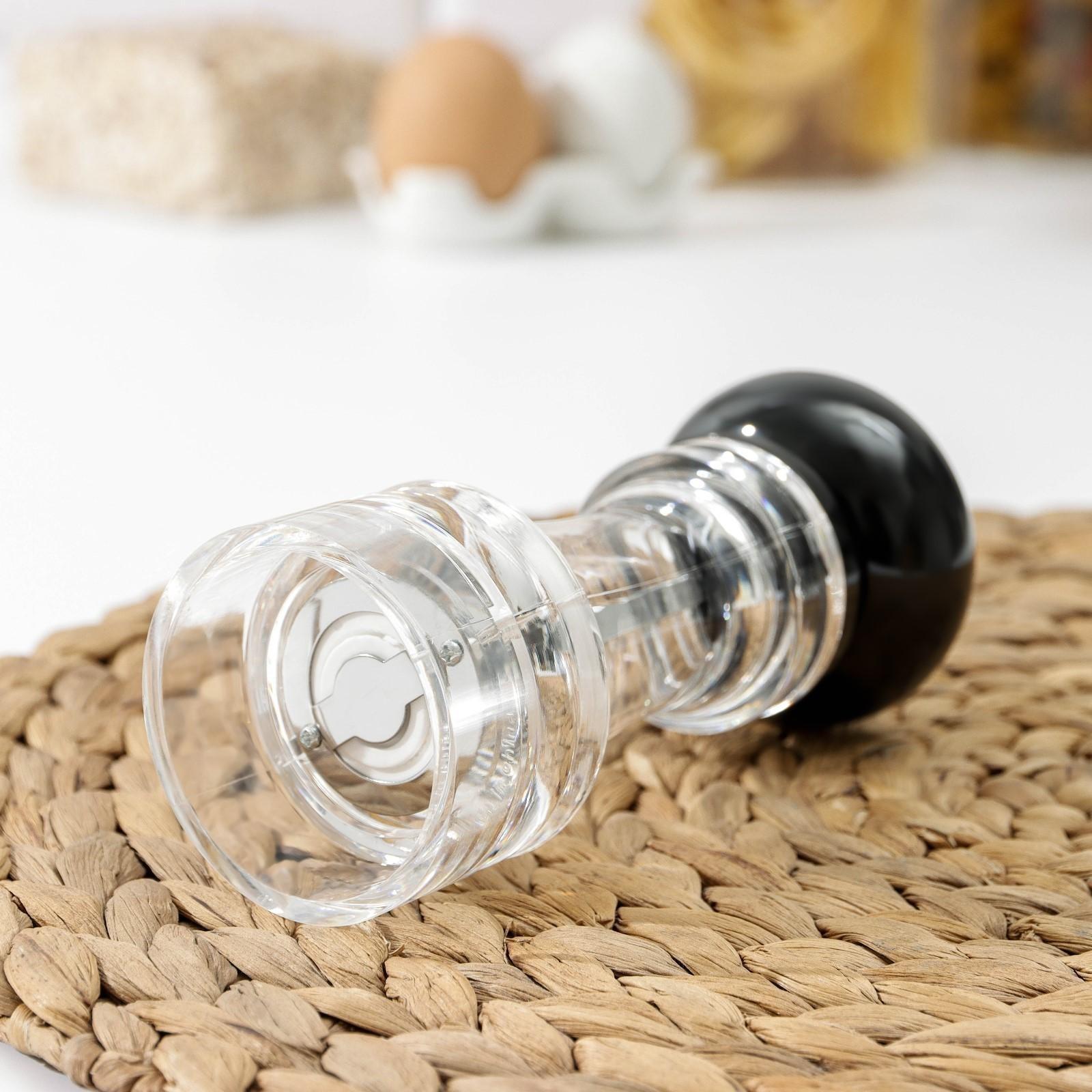 Мельница для специй «Скина», 16×6 см, цвет чёрный