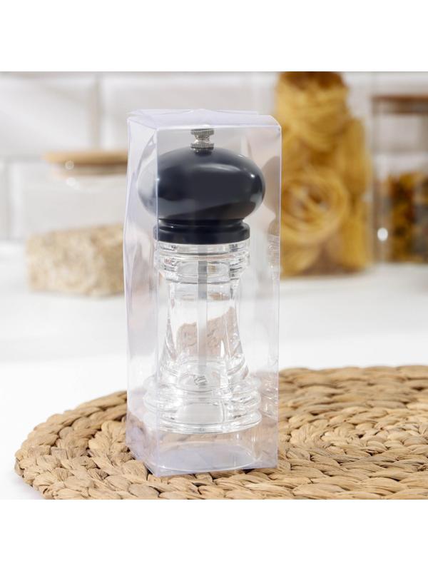 Мельница для специй «Скина», 16×6 см, цвет чёрный