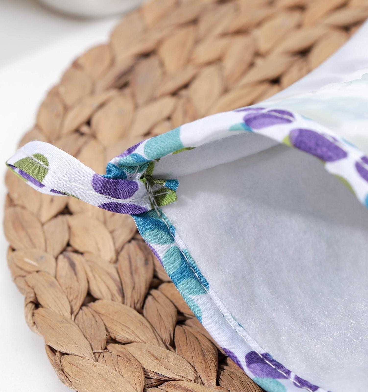 Перчатка для горячего Доляна «Сиеста», силикон, 28×20×1 см