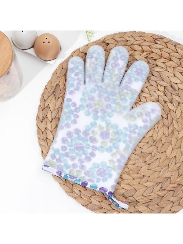 Перчатка для горячего Доляна «Сиеста», силикон, 28×20×1 см