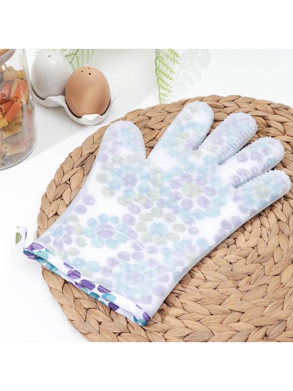 Перчатка для горячего Доляна «Сиеста», силикон, 28×20×1 см