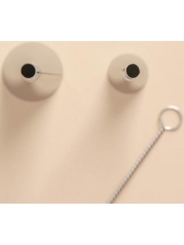 Набор кондитерских насадок с ёршиком, 3 шт, d=2,5 см, 1,7 см