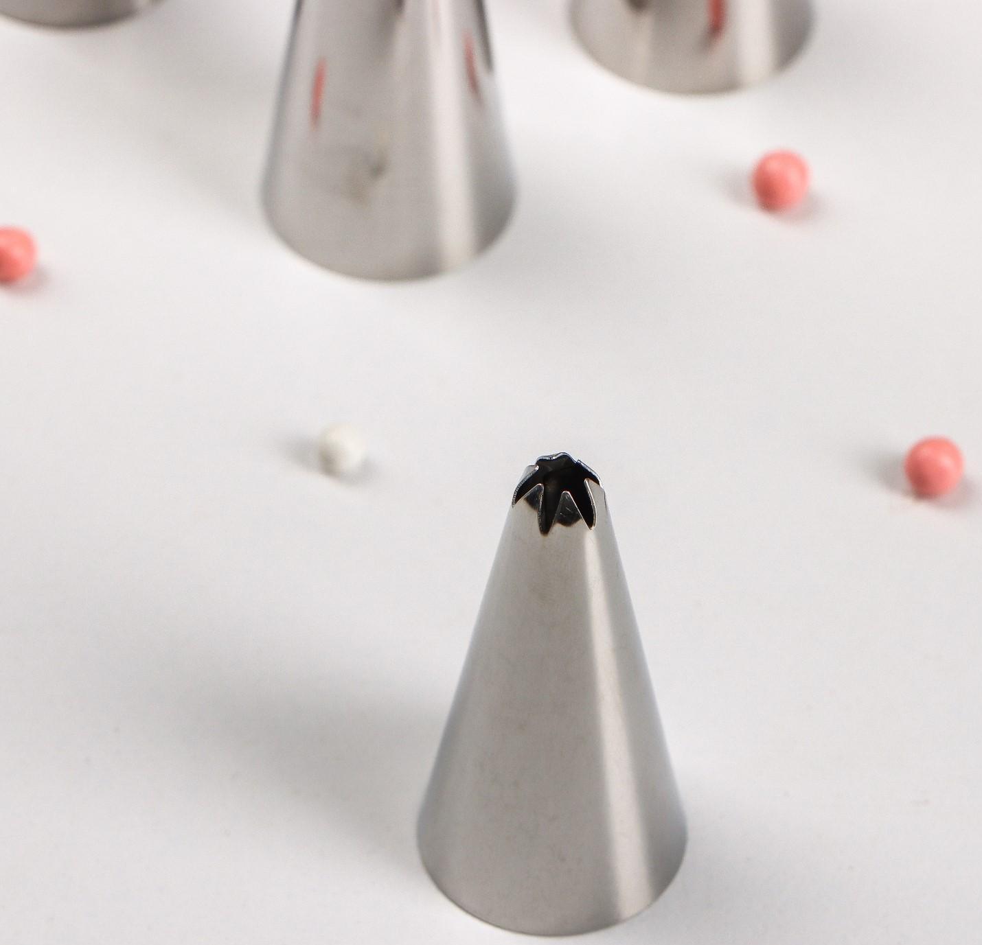 Набор насадок кондитерских, 6 шт, d=2,5 см