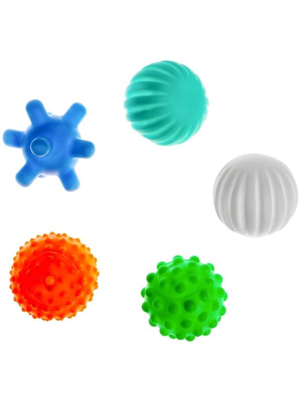 Набор мячей для собак «Самый ловкий, самый быстрый», 5 шт.