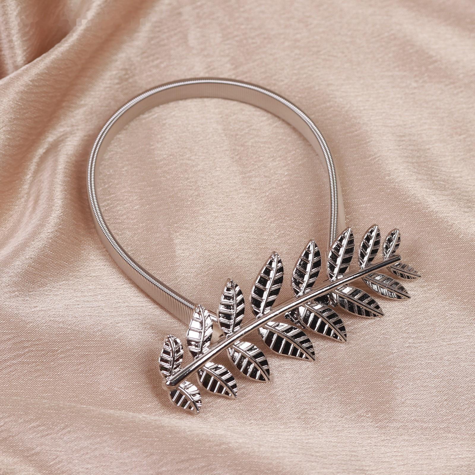 Подхват для штор «Ветка», 10 × 4 см, 32 см, цвет серебряный