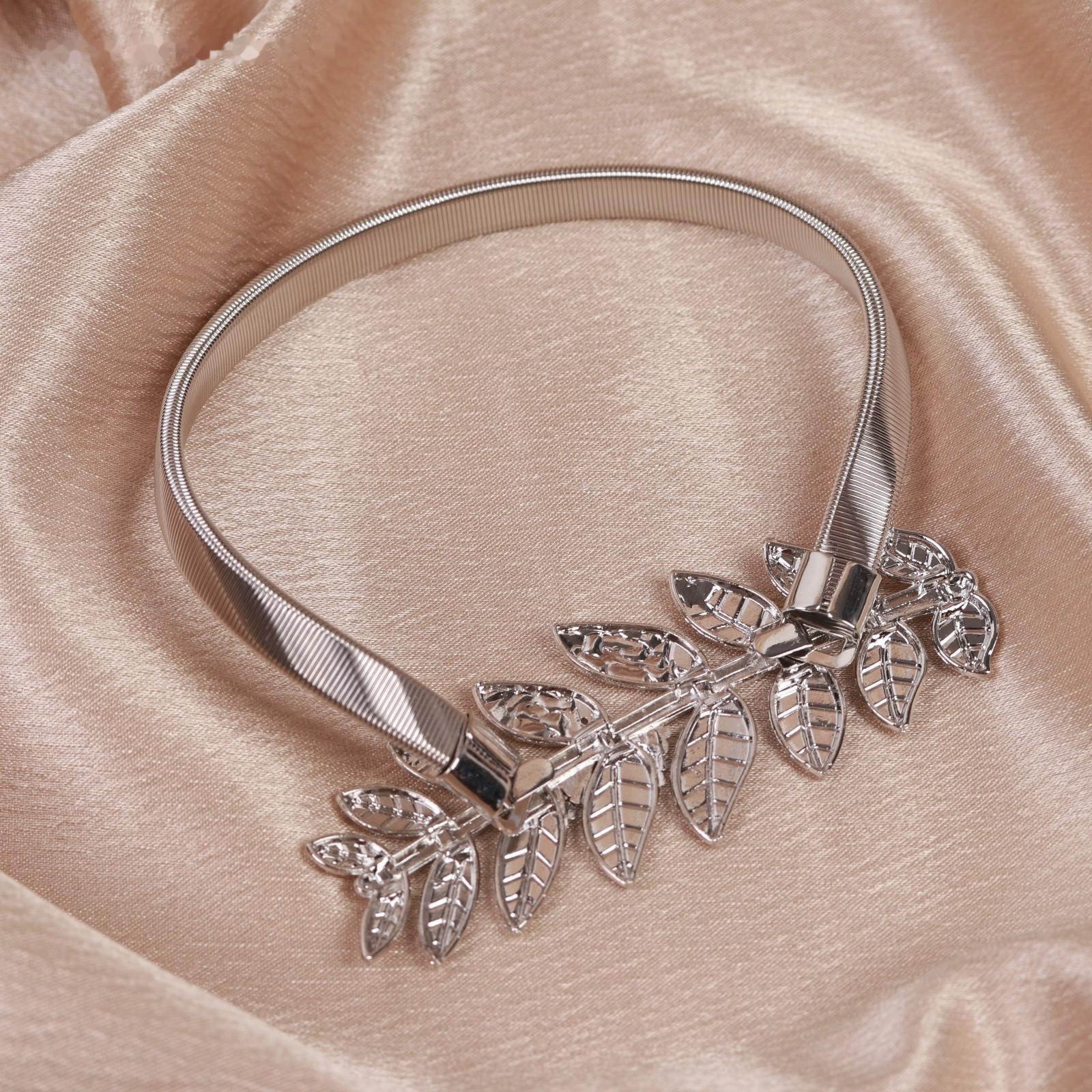 Подхват для штор «Ветка», 10 × 4 см, 32 см, цвет серебряный