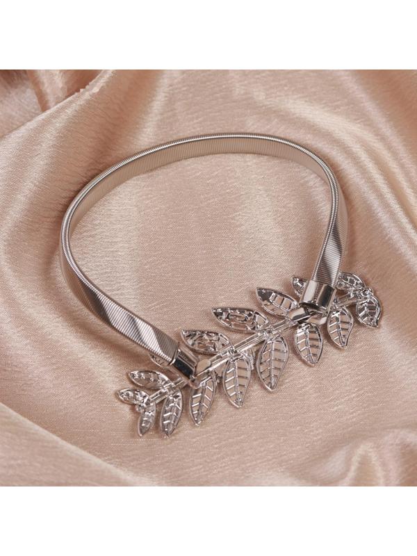 Подхват для штор «Ветка», 10 × 4 см, 32 см, цвет серебряный