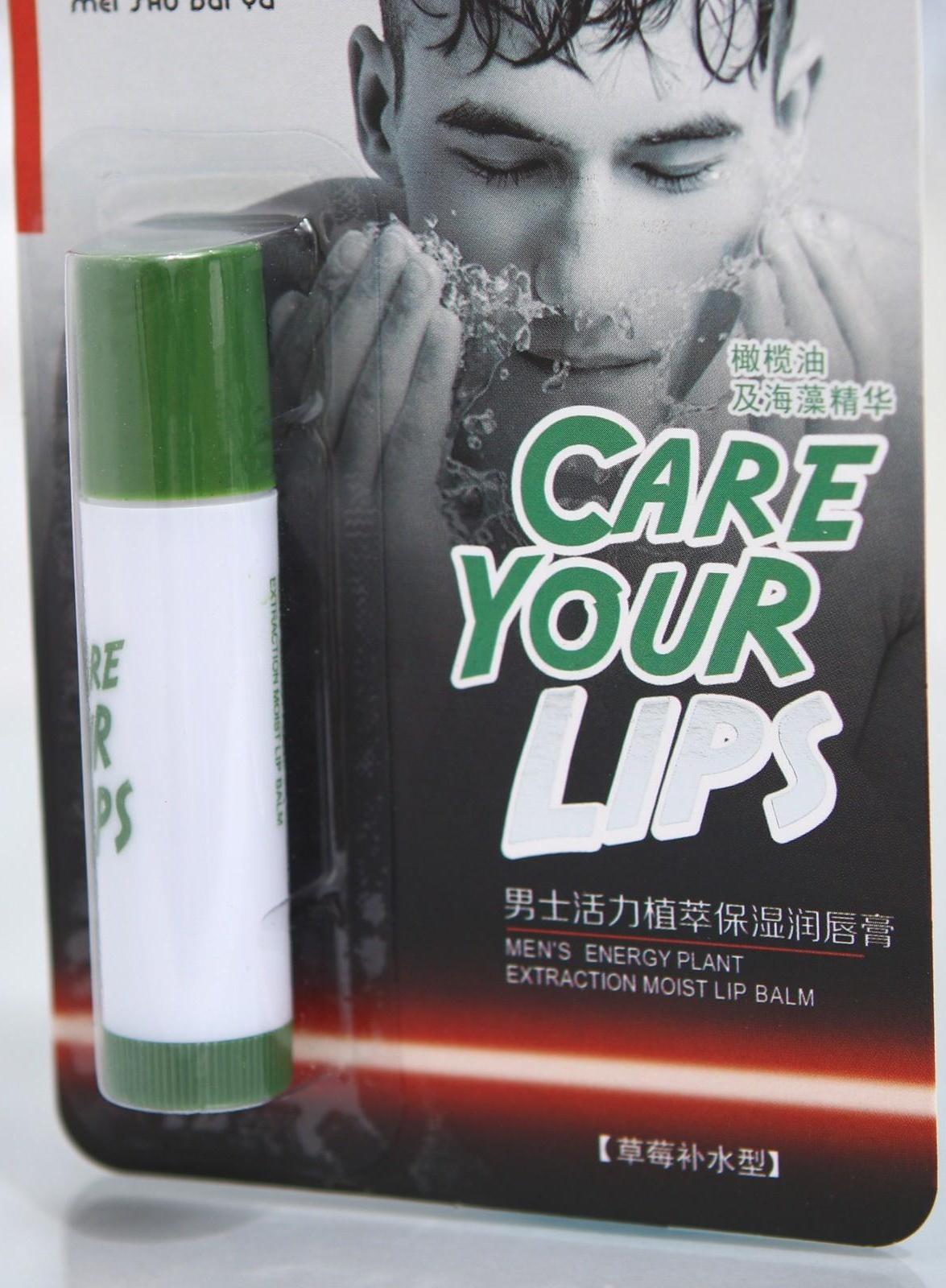 Мужская гигиеническая помада для губ с экстрактом апельсина