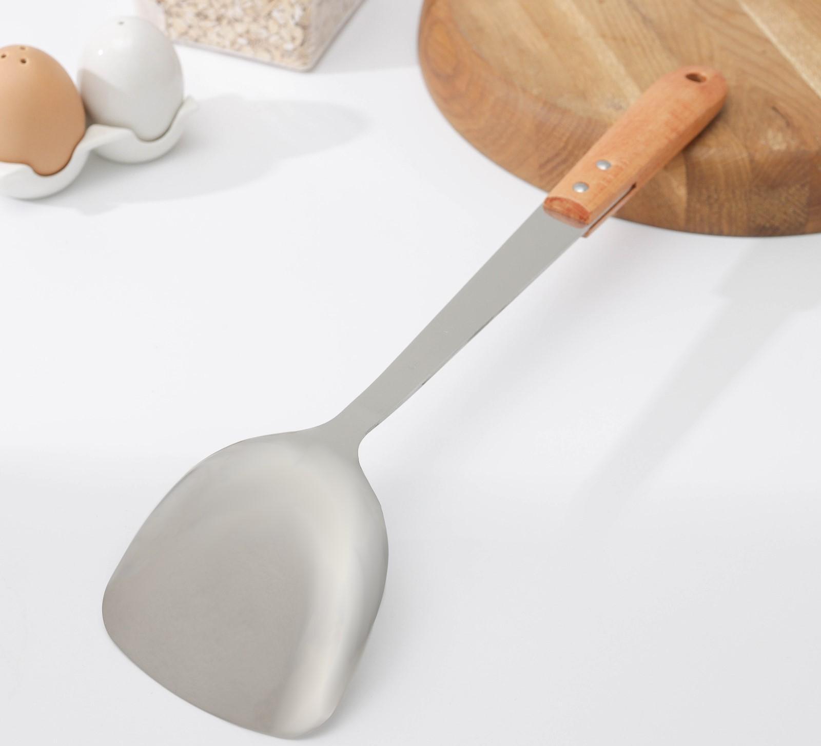 Лопатка из нержавеющей стали «Эко», 37,3×9,5 см