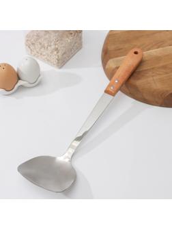 Лопатка из нержавеющей стали «Эко», 37,3×9,5 см