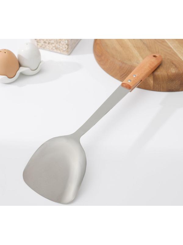 Лопатка из нержавеющей стали «Эко», 37,3×9,5 см