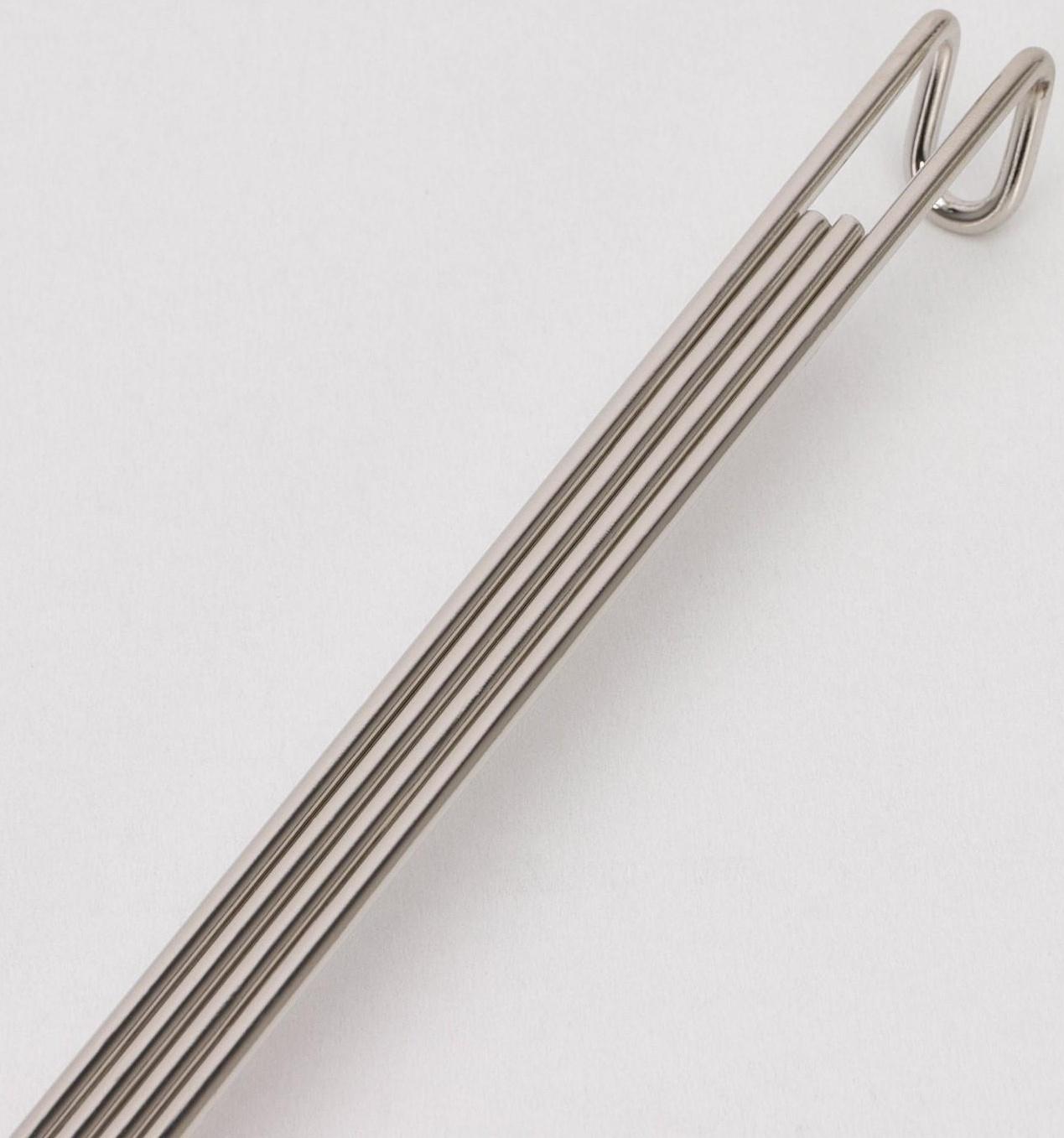 Шумовка для фритюра из нержавеющей стали, 61,5×17,5 см, толщина 3 мм, 201 марка стали, цвет серебряный