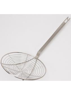 Шумовка из нержавеющей стали цельнотянутая, 54×23×8, толщина 3 мм, 201 марка стали, цвет серебряный