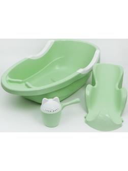 Набор для купания детский, цвет светло-зеленый