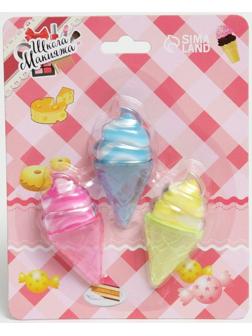 Набор детских блесков для губ «Мороженки»