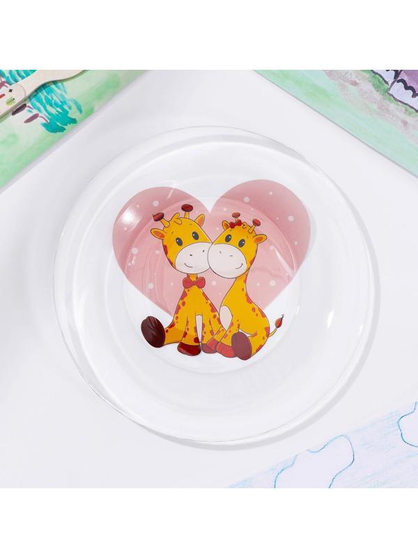 Тарелка Доляна «Жирафы», d=20 см