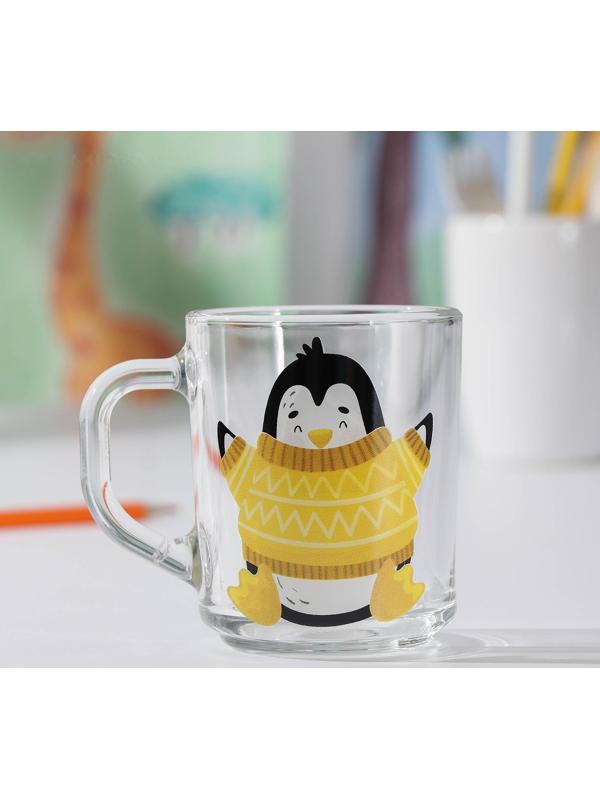 Кружка детская Доляна «Пингвинёнок», 200 мл