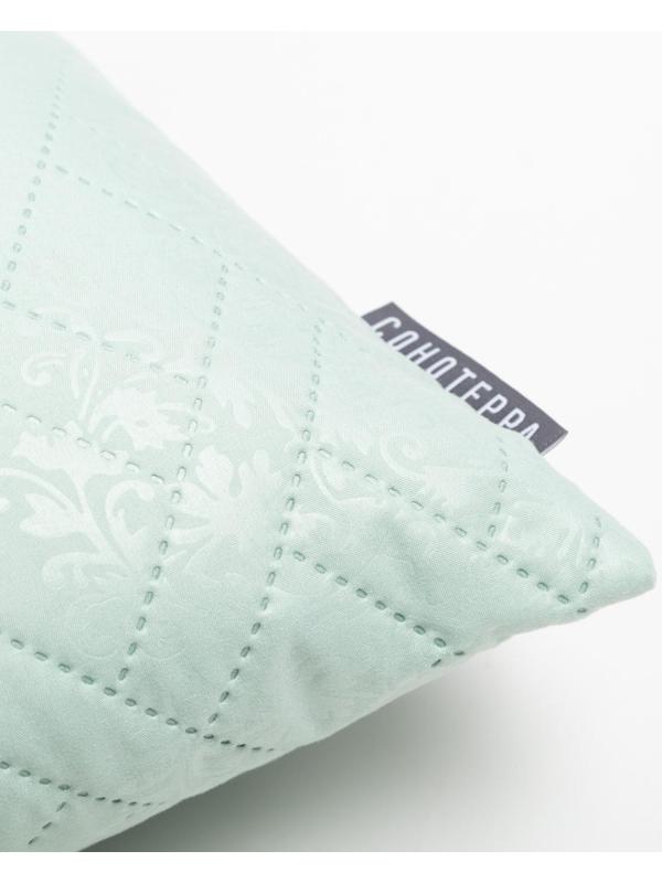 Подушка декоративная, размер 40х40см, цвет зелёный, рисунок МИКС