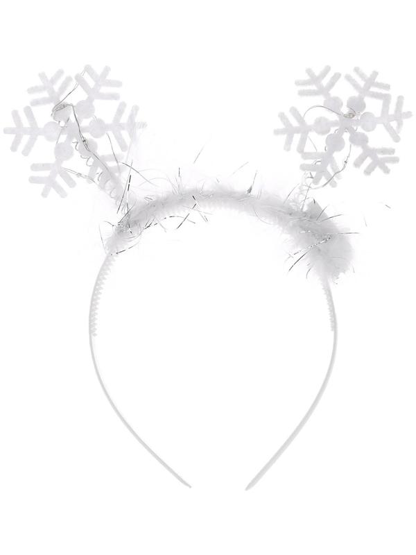Карнавальный набор «Снежинка» с диодами (ободок+ юбка)