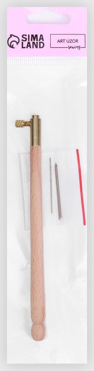 Крючок люневильский, со сменными иглами №0,7/0,9/1,2 мм