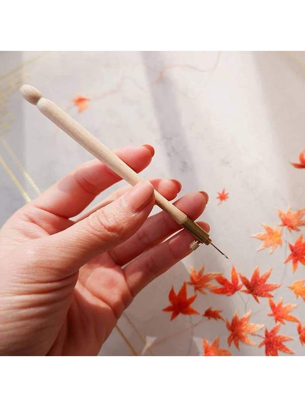 Крючок люневильский, со сменными иглами №0,7/0,9/1,2 мм