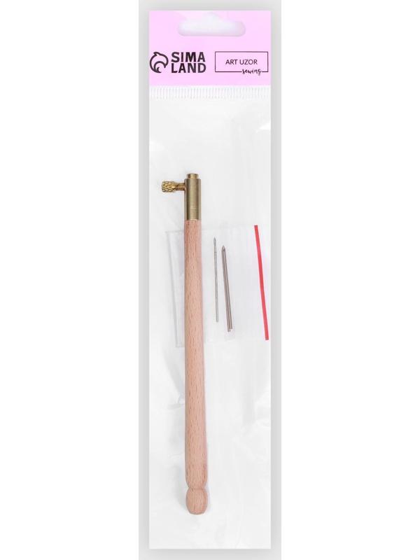 Крючок люневильский, со сменными иглами №0,7/0,9/1,2 мм