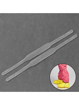 Штрипки, 24 см, 2 шт, цвет прозрачный