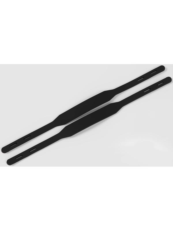 Штрипки, 24 см, 2 шт, цвет чёрный