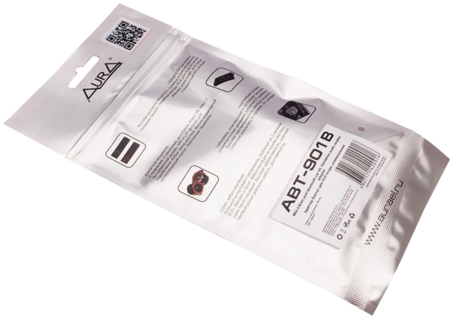 AUX-Bluetooth адаптер Aura ABT-901B, цвет чёрный