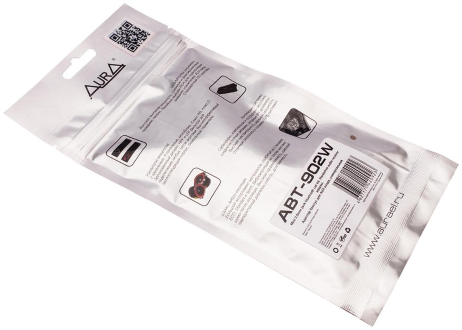 AUX-Bluetooth адаптер Aura ABT-902W, цвет белый