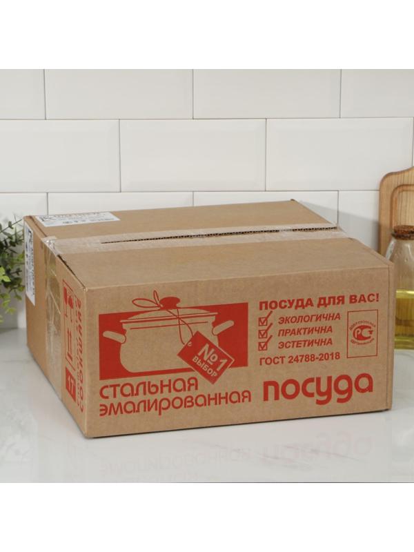 Чайник цилиндрический, 2 л, индукция, деколь МИКС, цвет белый