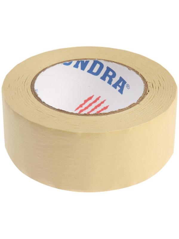 Лента малярная ТУНДРА, клейкая, термостойкая (160°С), 48 мм x 50 м