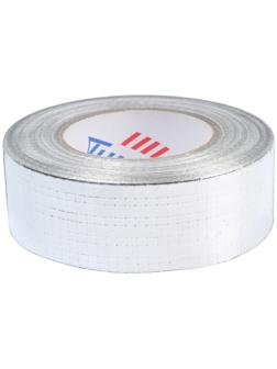 Лента алюминиевая армированная ТУНДРА, клейкая, 48 мм x 50 м