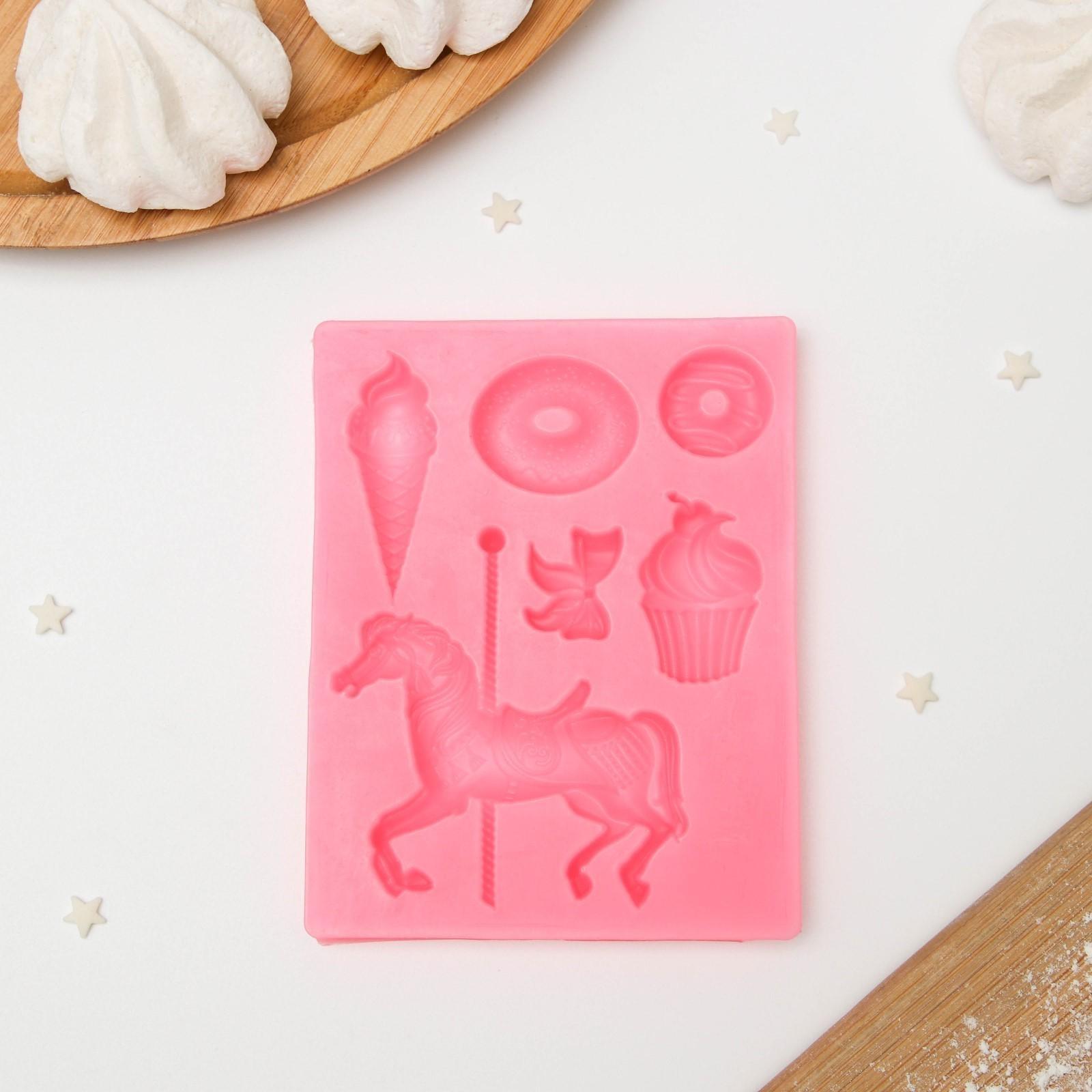 Молд «Парк развлечений», 10,5×8,3×1 см, цвет МИКС