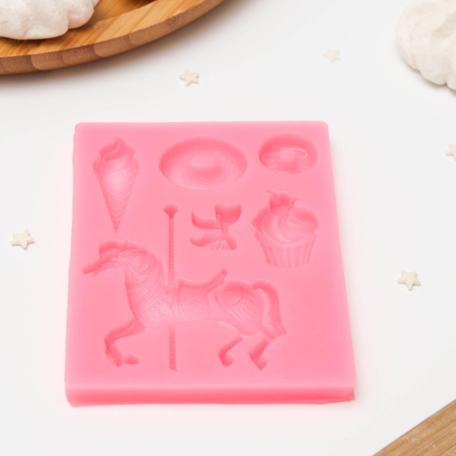 Молд «Парк развлечений», 10,5×8,3×1 см, цвет МИКС