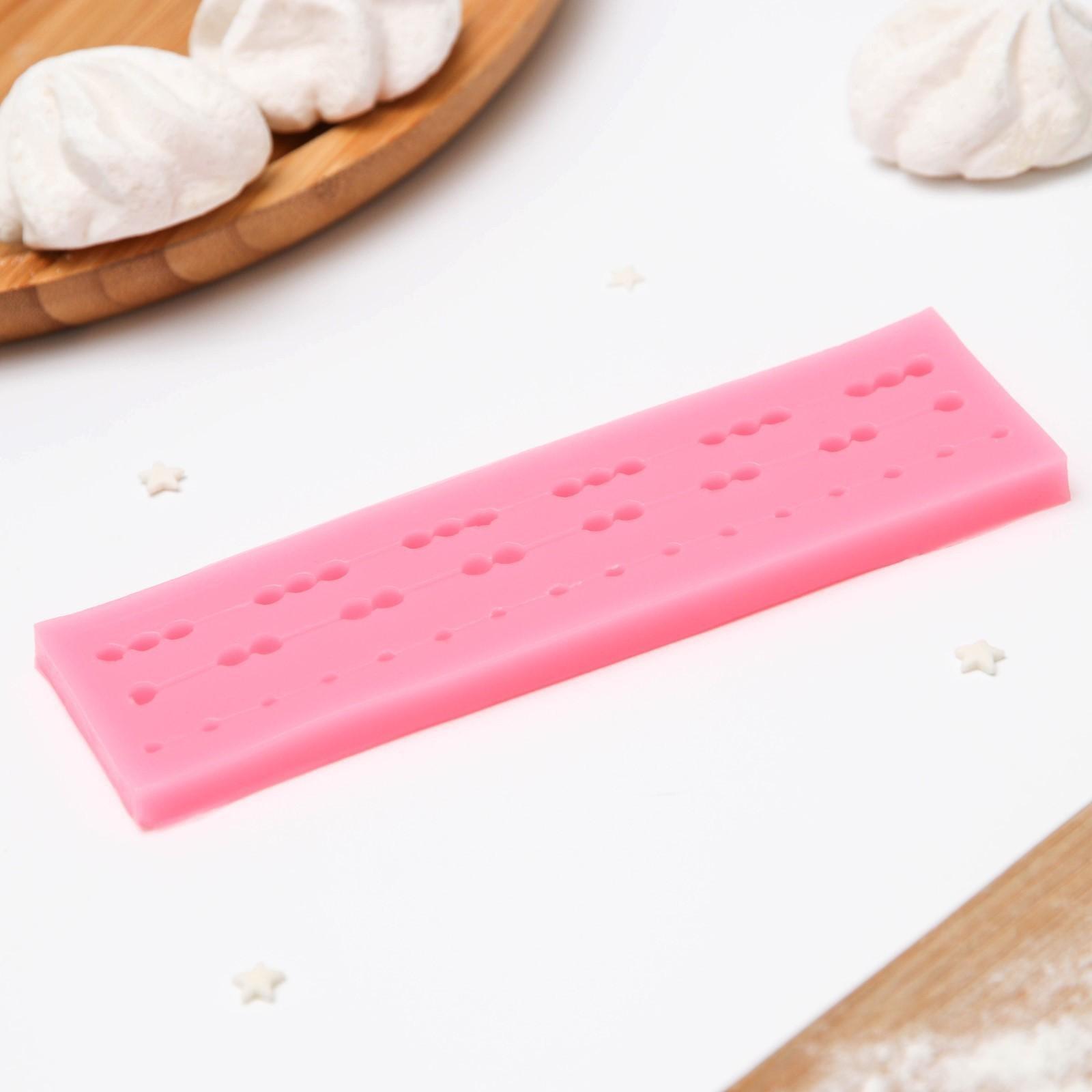 Молд «Бусы», 15,5×4,5×1,3 см, цвет МИКС