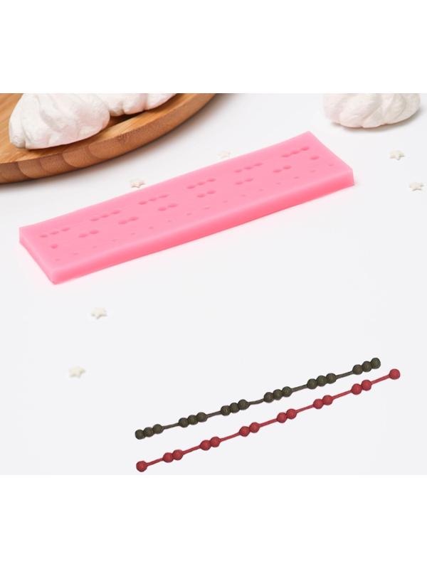 Молд «Бусы», 15,5×4,5×1,3 см, цвет МИКС