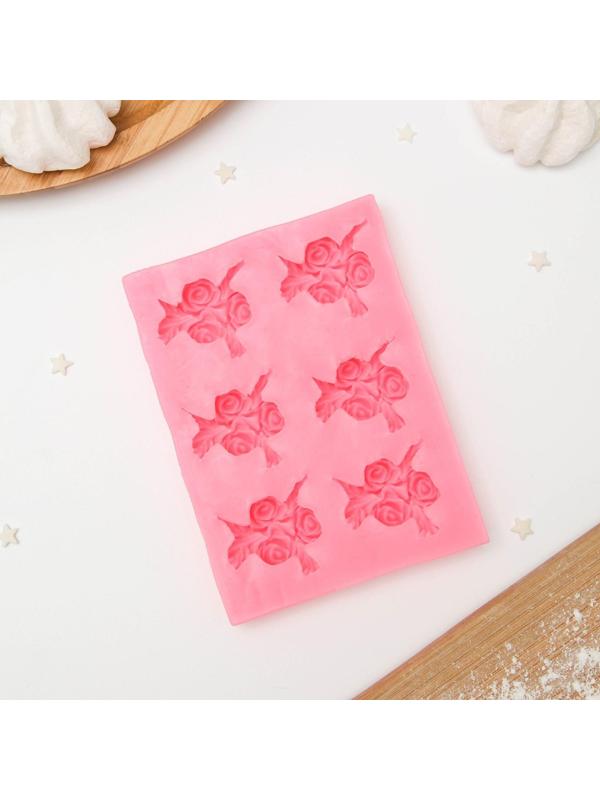 Молд «Букеты», 11,5×8×1,5 см, цвет МИКС