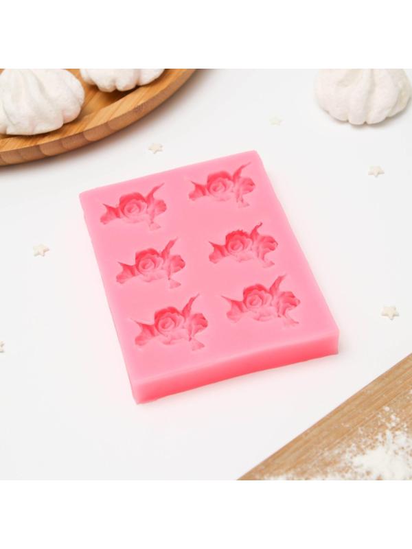 Молд «Букеты», 11,5×8×1,5 см, цвет МИКС