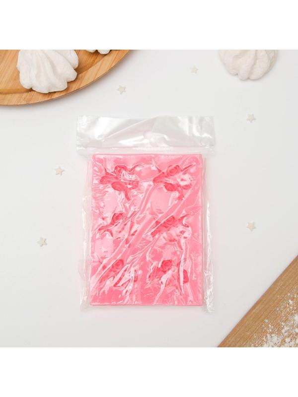 Молд «Букеты», 11,5×8×1,5 см, цвет МИКС