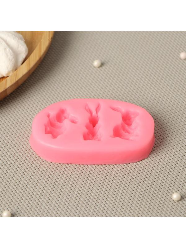 Молд Доляна «Кролик», 8×5×1 см, цвет МИКС
