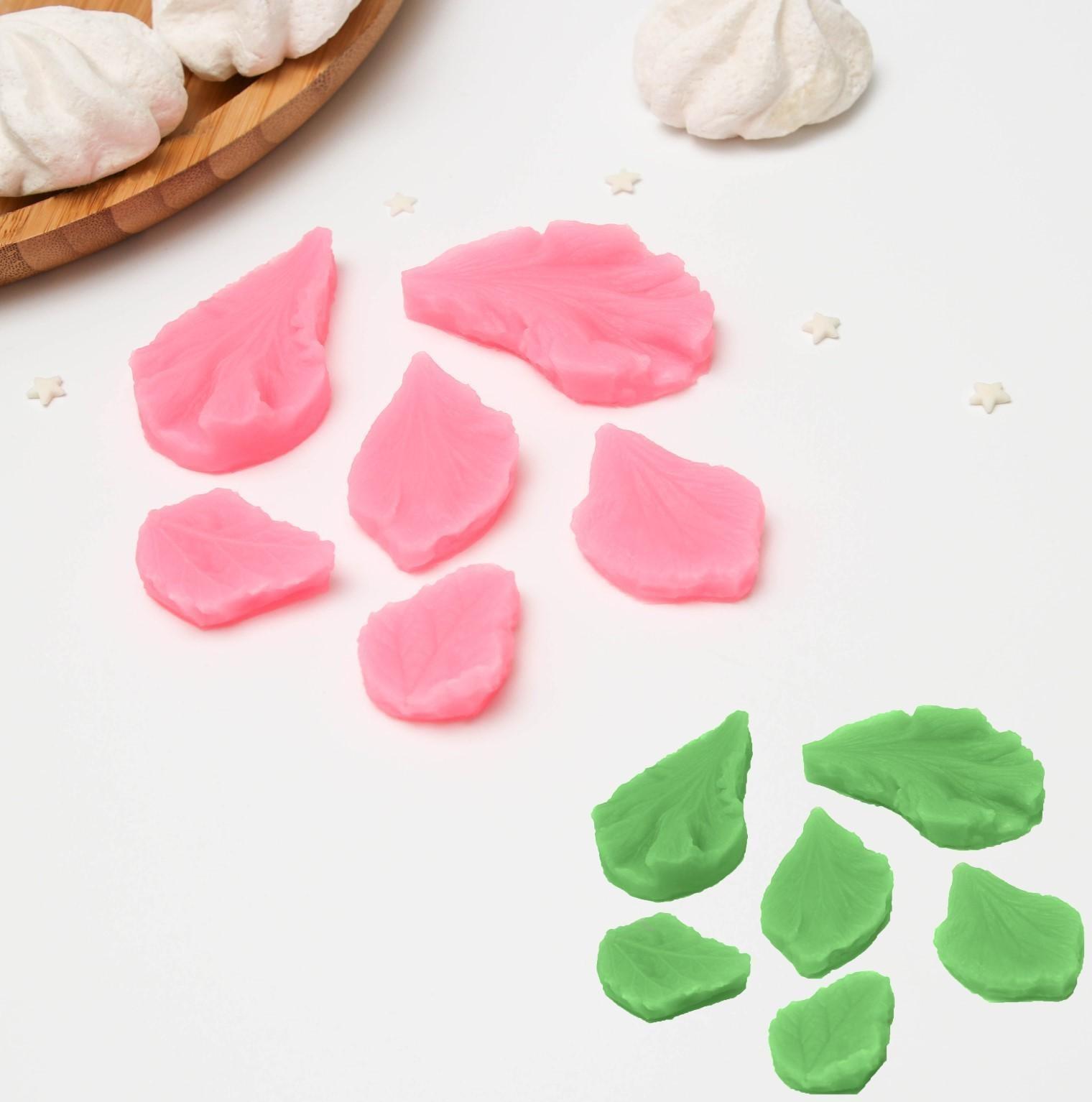 Набор молдов «Лепесточки», 3 шт, цвет МИКС