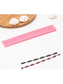 Молд «Коллекция бусин», 26,5×3,8×1 см, цвет МИКС