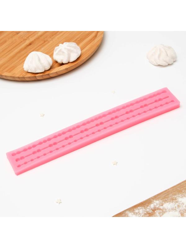 Молд «Коллекция бусин», 26,5×3,8×1 см, цвет МИКС