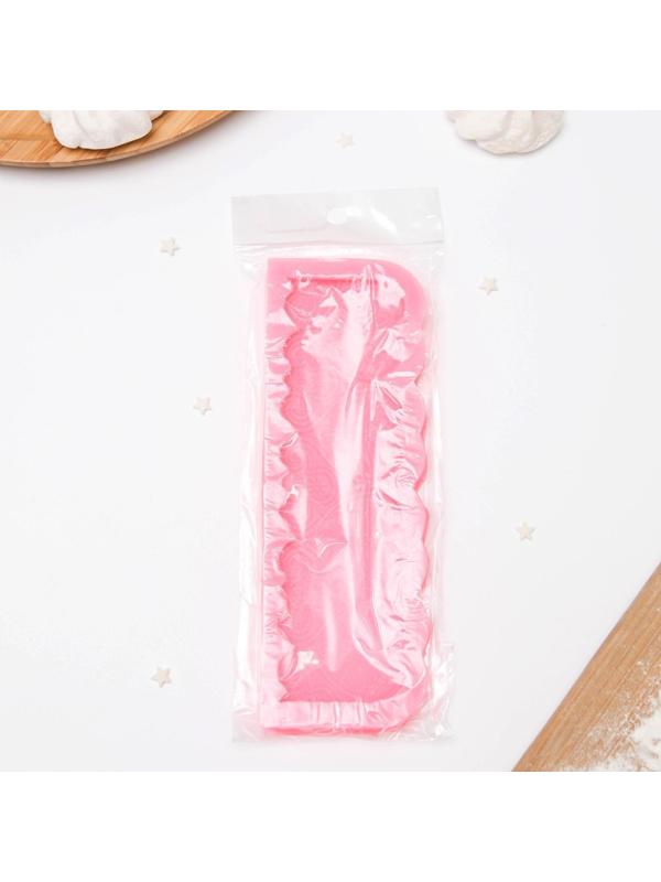 Молд «Ажурные сердца», 18×6×0,8 см, цвет МИКС